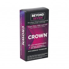 Crown Super Thin Latex Condoms Lubricated 12 Pack Crown Super Thin Latex Condoms Lubricated 12 Pack