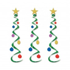 Holiday Tree Whirls Décor - Multi Color