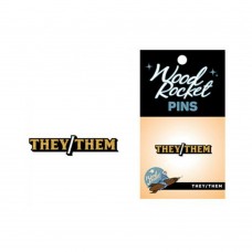 Pronoun  They/Them Pin