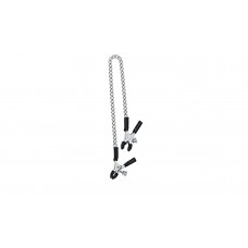 Spartacus Adjustable Nipple Clamps With Curved Chain Spartacus Adjustable Nipple Clamps With Curved Chain