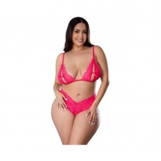 Get It Girl Bralette & Boy Short Pink 2xl Get It Girl Bralette & Boy Short Pink 2xl