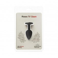 Roses Til Dawn Silicone Anal Plug Small