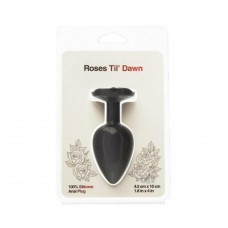 Roses Til Dawn Silicone Anal Plug Large
