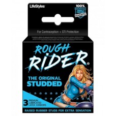 Rough Rider Studded Condom 3 Pack Rough Rider Studded Condom 3 Pack