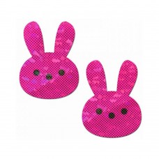 Pastease Glittery Pink Marshmallow Easter Bunny Nipple Pasties Pastease Glittery Pink Marshmallow Easter Bunny Nipple Pasties