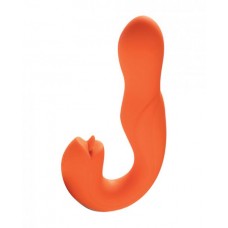 Joi Pro Rotating Head G-spot Vibrator & Clit Licker W/remote - Orange Joi Pro Rotating Head G-spot Vibrator & Clit Licker W/remote - Orange