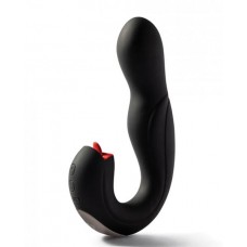 Joi Pro Rotating Head G-spot Vibrator & Clit Licker W/remote - Black Joi Pro Rotating Head G-spot Vibrator & Clit Licker W/remote - Black