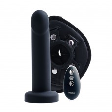Vedo Strapped Rechargeable Strap-on Just Black Vedo Strapped Rechargeable Strap-on Just Black