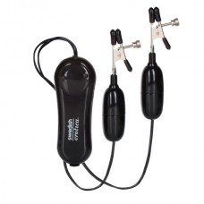 Nipple Play Vibrating Nipple Clamps Black Nipple Play Vibrating Nipple Clamps Black