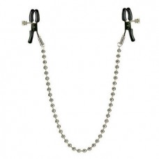 Nipple Clamps Silver Beaded Chain Nipple Clamps Silver Beaded Chain