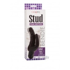 Bendie Power Stud Over & Under Vibrator - Black