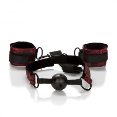 Scandal Breathable Ball Gag with Cuffs Scandal Breathable Ball Gag with Cuffs