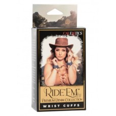 Ride Em Premium Denim Coll Wrist Cuffs