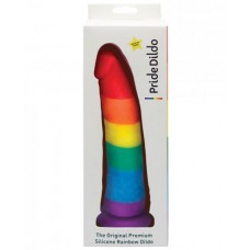 Pride Dildo Realistic Silicone Rainbow