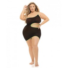 Pink Lipstick All You Need Cut Out Dress Black Qn Pink Lipstick All You Need Cut Out Dress Black Qn
