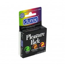 Durex Pleasure Pack 3 Pack Condoms Durex Pleasure Pack 3 Pack Condoms