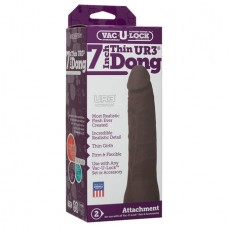 Vac-U- Lock 7-Inch Ur3 Thin Dong - Black