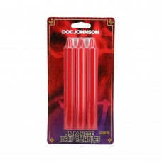 Japanese Drip Candles 3pk Red Japanese Drip Candles 3pk Red