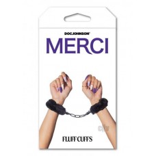 Merci Fluff Cuffs Black