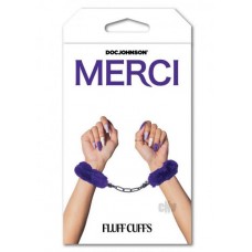 Merci Fluff Cuffs Purple