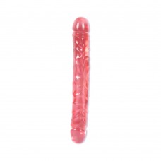 Jellies Jr Double Dong 12 Inch - Pink