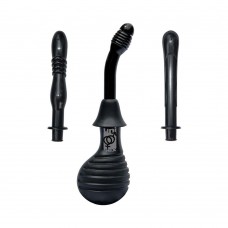 The Big Douche W/3 Unique Attachments Black The Big Douche W/3 Unique Attachments Black