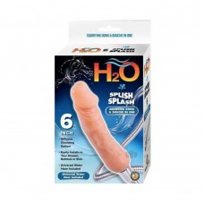 H2o Splish Splash 6 In. Dildo Douche Beige