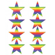 Pastease Mini Rainbow Stars Pack Of 8 O/S