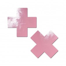 Pastease Plus X Faux Latex Baby Pink Crosses Pastease Plus X Faux Latex Baby Pink Crosses
