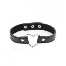 Plesur Pvc Heart Connector Choker - Black