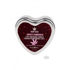 Earthly Body 2024 Valentines 3 In 1 Massage Heart Candle - 4 Oz Eros Embrace Earthly Body 2024 Valentines 3 In 1 Massage Heart Candle - 4 Oz Eros Embrace