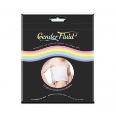 Gender Fluid Strapless Chest Compression Binder - L White Gender Fluid Strapless Chest Compression Binder - L White