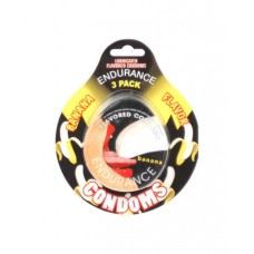 Lubricated Flavored Endurance Condoms 3 Per Pack Banana Lubricated Flavored Endurance Condoms 3 Per Pack Banana