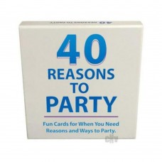 40 Reasons To Party Cards
