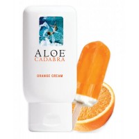 Aloe Cadabra Organic Lubricant - 2.5 Oz Bottle Orange Cream