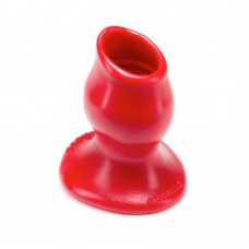 Oxballs Pighole-2, Hollow Plug, Medium, Red Oxballs Pighole-2, Hollow Plug, Medium, Red