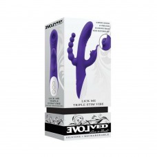 Lick Me Triple Stim Purple Lick Me Triple Stim Purple