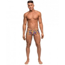 Pride Fest Contoured Pouch Mini Shorts Rainbow XL