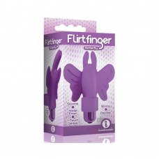 The 9's Flirt Finger Butterfly Finger Vibrator Purple