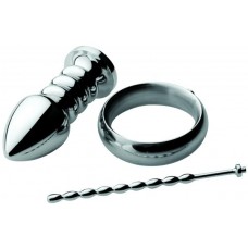 Zeus Deluxe Voltaic For Him Stainless Steel Male E-Stim Kit