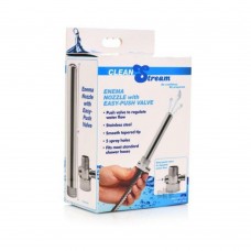 Cleanstream Enema Nozzle Push Valve