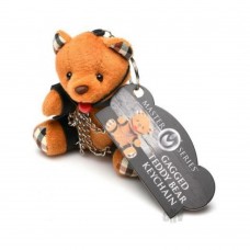 Ms Gagged Teddy Bear Keychain