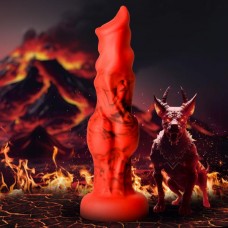 Fire Hound Silicone Dildo - Small Fire Hound Silicone Dildo - Small