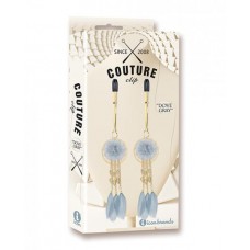 Couture Clips Luxury Nipple Clamps - Dove Gray Couture Clips Luxury Nipple Clamps - Dove Gray