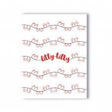 Litty Titty Holiday Greeting Card