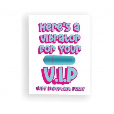 Naughty Vibes Vip Greeting Card Naughty Vibes Vip Greeting Card