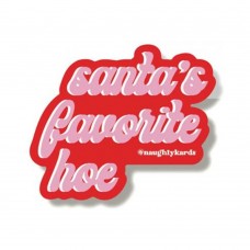 Fav Hoe Holiday Sticker - Pack Of 3