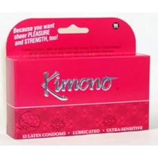 Kimono Lubricated Condom 12 Pk Kimono Lubricated Condom 12 Pk