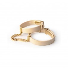 Crave Id Cuffs Beige/24kt Gold Crave Id Cuffs Beige/24kt Gold