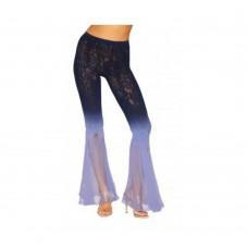 Knitted Lace Bellbottoms Denim /hydrangea O/s Knitted Lace Bellbottoms Denim /hydrangea O/s
